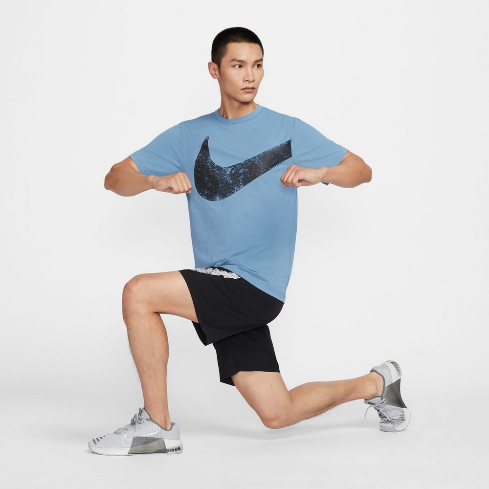 ナイキ（NIKE）（メンズ）ハイバース スウッシュ ドライフィット 半袖フィットネストップ FZ1065-429