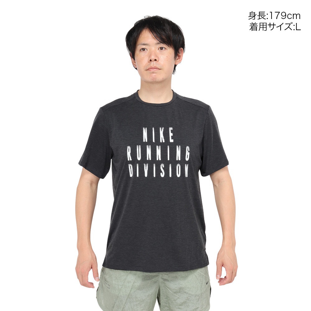 ナイキ（NIKE）（メンズ）ドライフィット ライズ 365 ディビジョン ショートスリーブ ランニングトップ FZ1130-010