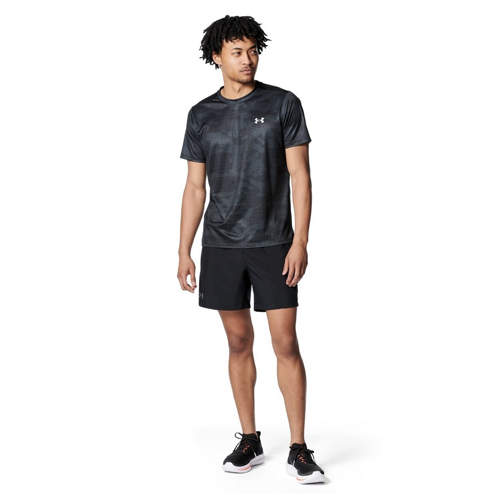 アンダーアーマー（UNDER ARMOUR）（メンズ）スピードストライド プリント ショートスリーブ Tシャツ 6001552 001