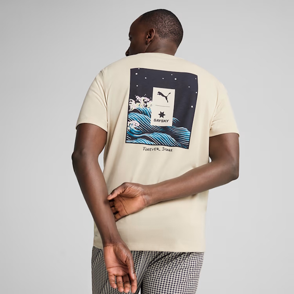 プーマ（PUMA）（メンズ、レディース）ランニング SAYSKY 半袖 Tシャツ 527237 68 OWHT