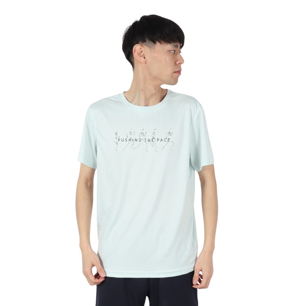 プーマ（PUMA）（メンズ）グラフィックス ラン イラストTシャツ 527293 50 LBLU