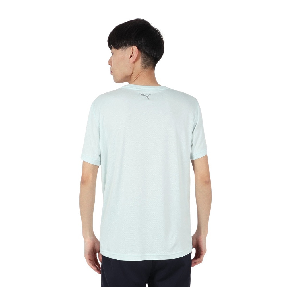 プーマ（PUMA）（メンズ）グラフィックス ラン イラストTシャツ 527293 50 LBLU