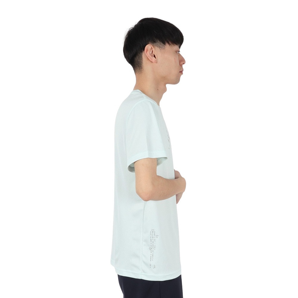 プーマ（PUMA）（メンズ）グラフィックス ラン イラストTシャツ 527293 50 LBLU