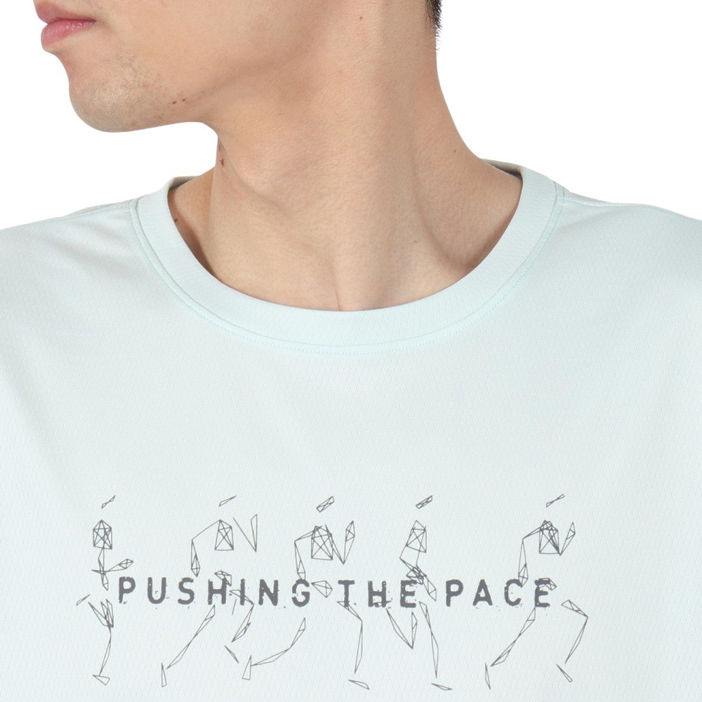プーマ（PUMA）（メンズ）グラフィックス ラン イラストTシャツ 527293 50 LBLU