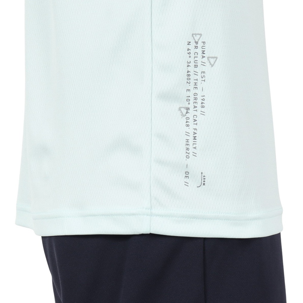 プーマ（PUMA）（メンズ）グラフィックス ラン イラストTシャツ 527293 50 LBLU