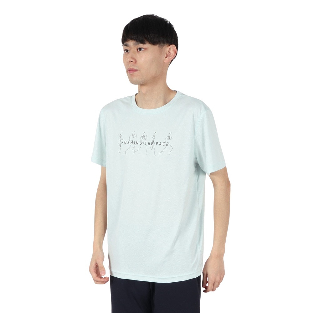 プーマ（PUMA）（メンズ）グラフィックス ラン イラストTシャツ 527293 50 LBLU