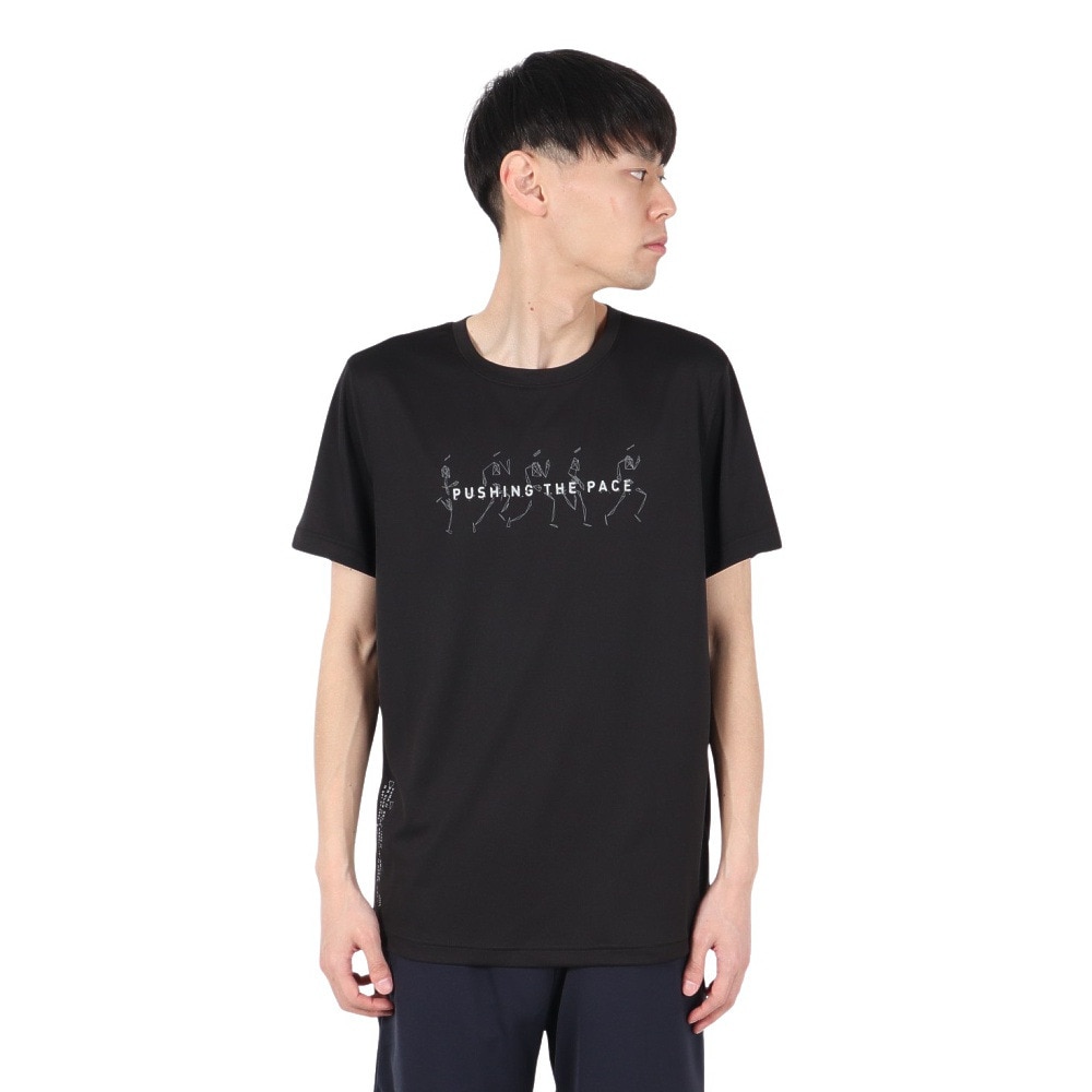 プーマ（PUMA）（メンズ）グラフィックス ラン イラストTシャツ 527293 51 BLK
