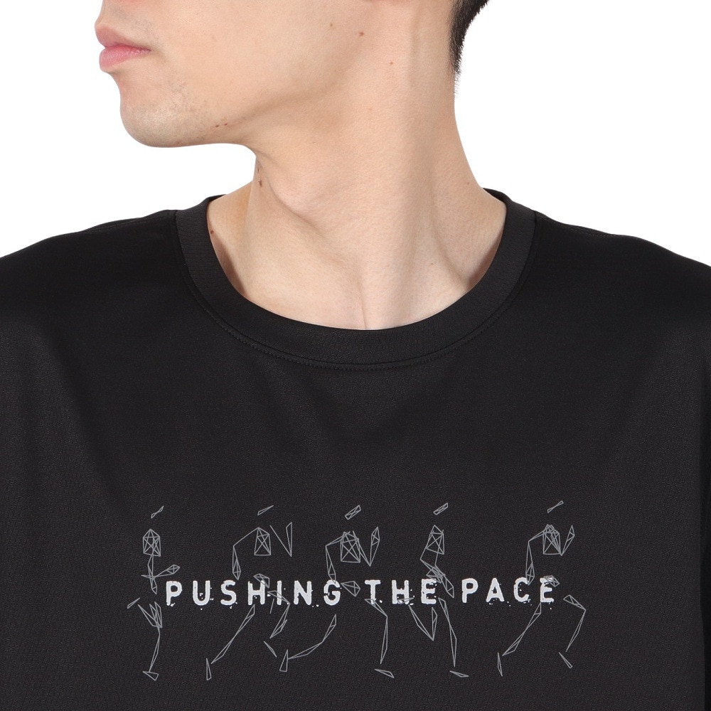 プーマ（PUMA）（メンズ）グラフィックス ラン イラストTシャツ 527293 51 BLK