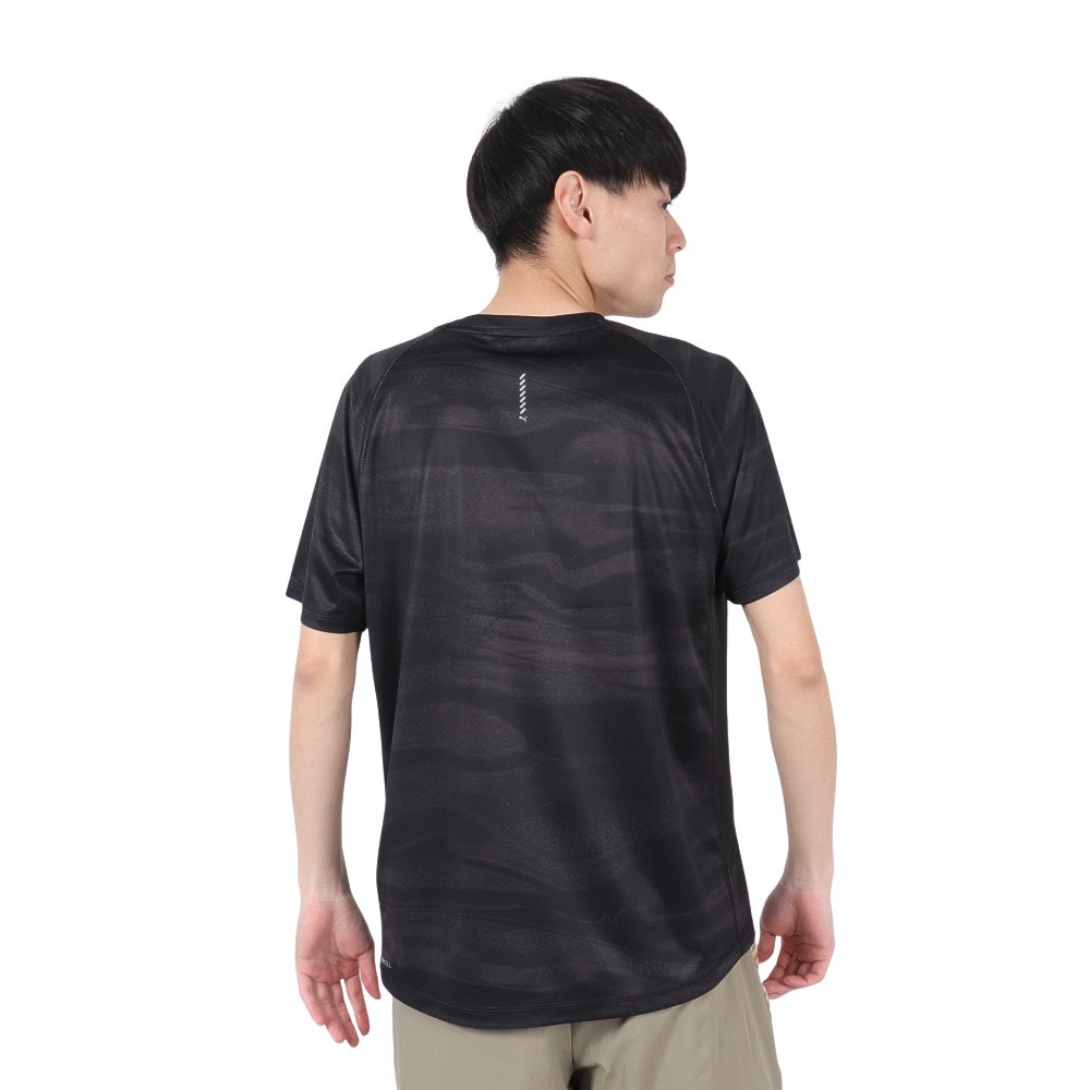 プーマ（PUMA）（メンズ）ランニング ラン ヴェロシティ AOP 半袖Tシャツ 527297 01 BLK