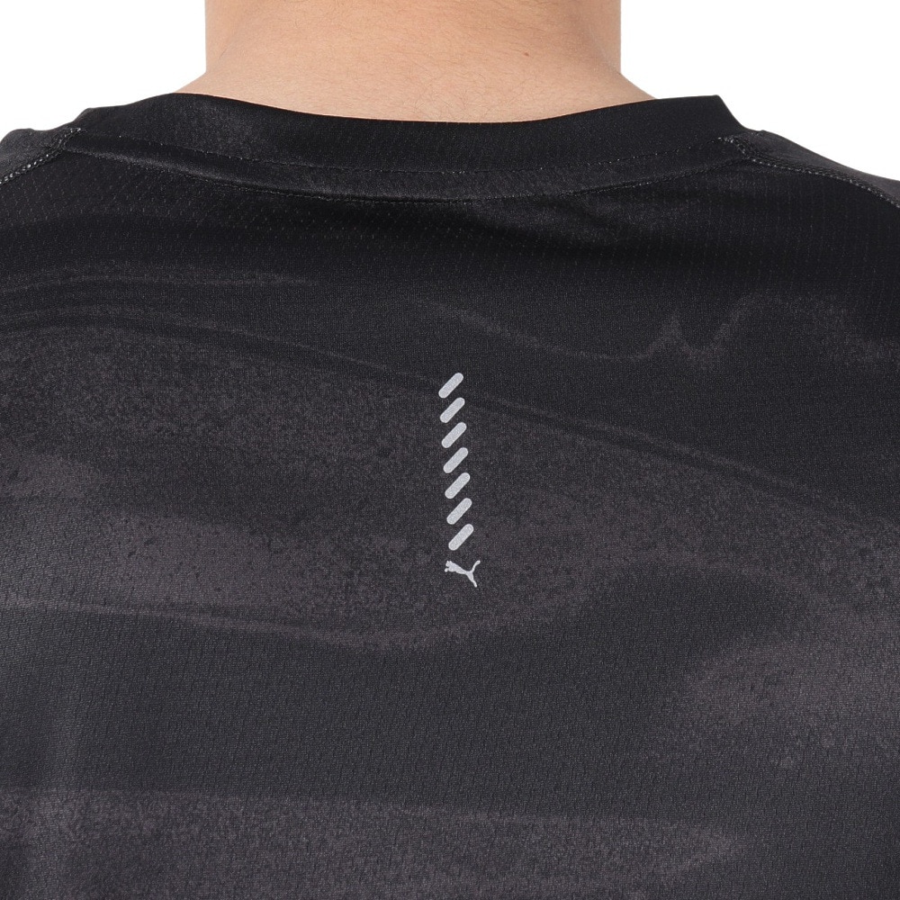 プーマ（PUMA）（メンズ）ランニング ラン ヴェロシティ AOP 半袖Tシャツ 527297 01 BLK
