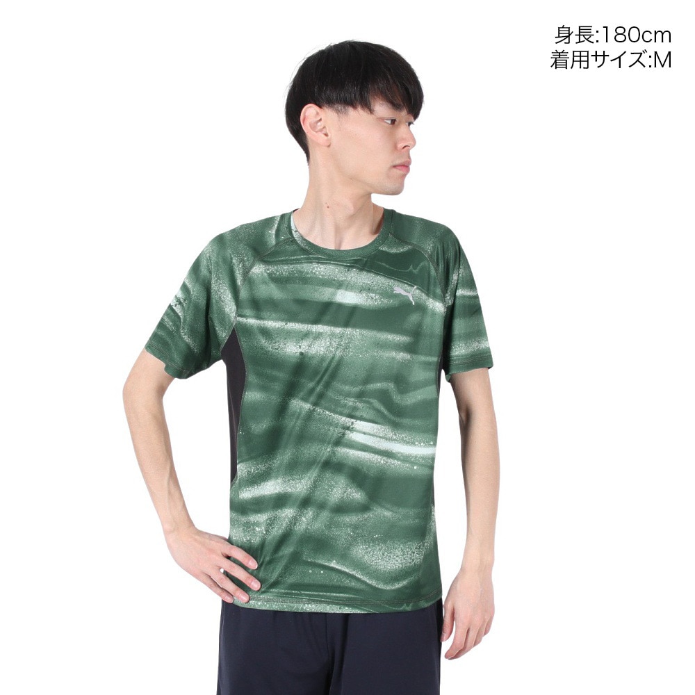 プーマ（PUMA）（メンズ）ランニング ラン ヴェロシティ AOP 半袖Tシャツ 527297 30 MNT
