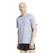 (メンズ)オウン ザ ラン クライマクール スリーストライプス半袖Tシャツ KVL33-JD7774