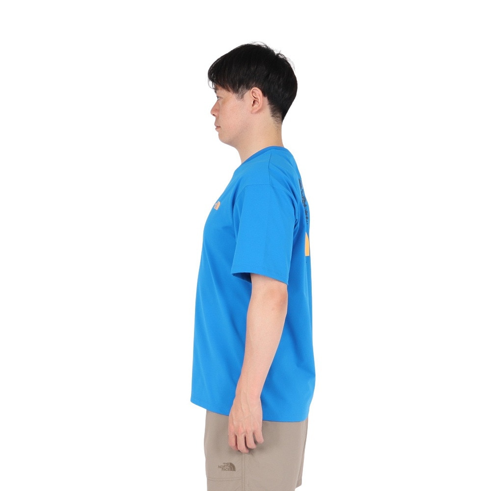 ザ・ノース・フェイス（THE NORTH FACE）（メンズ）ショートスリーブ フリーランイーエス グラフィッククルー 半袖Tシャツ NT12593 HB