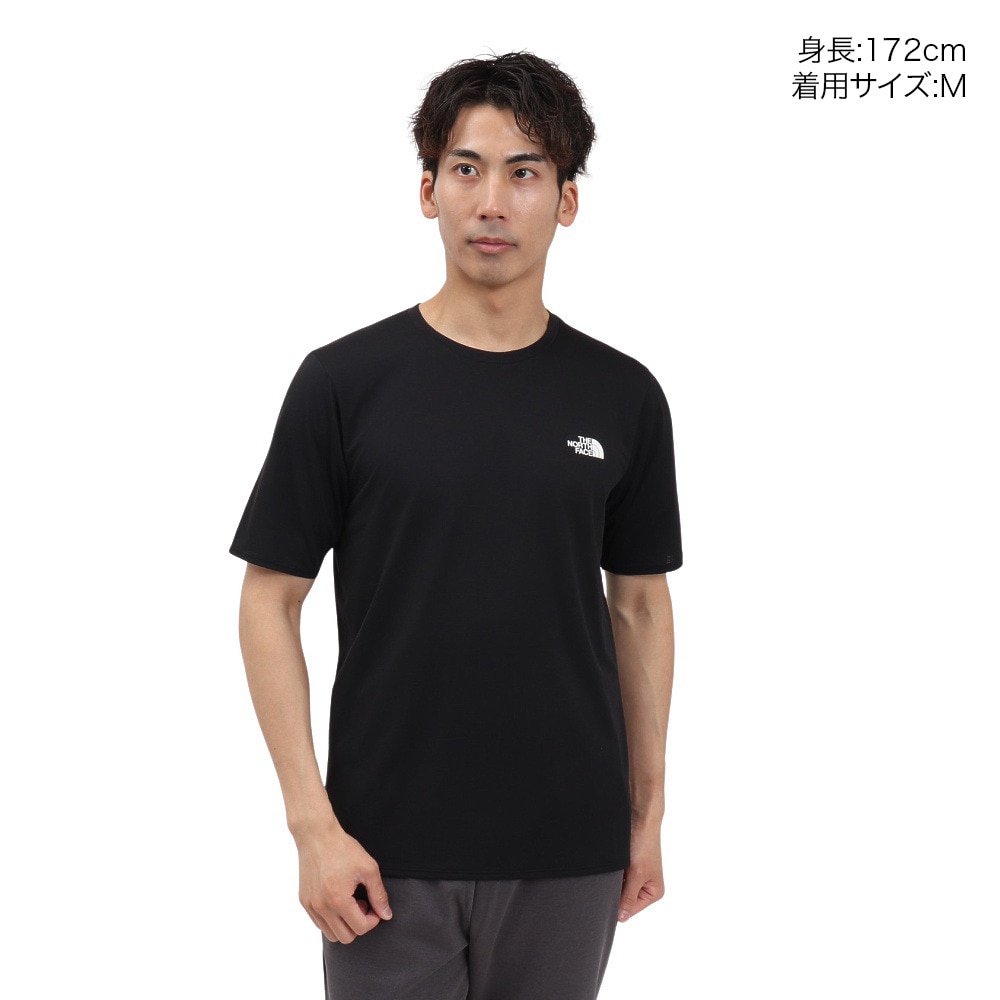 ザ・ノース・フェイス（THE NORTH FACE）（メンズ）半袖Tシャツ GTDメランジクルー NT12595 K