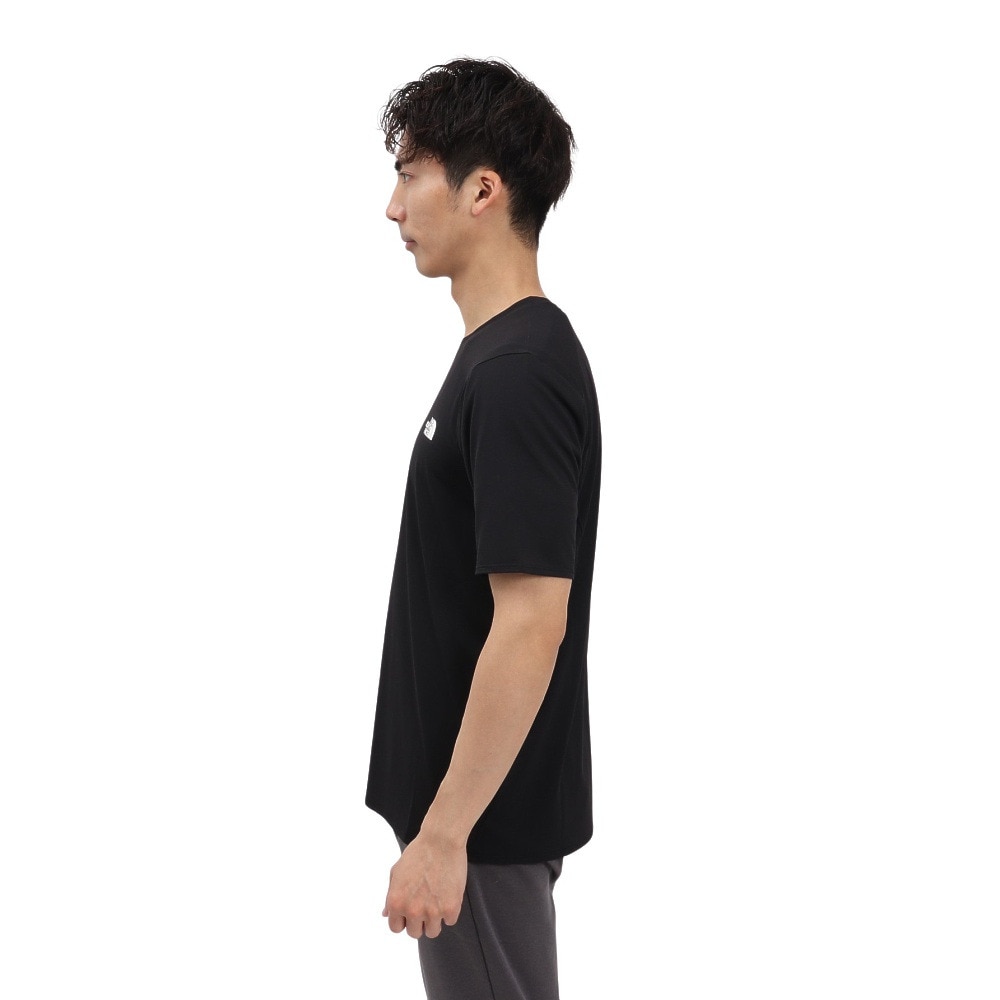 ザ・ノース・フェイス（THE NORTH FACE）（メンズ）半袖Tシャツ GTDメランジクルー NT12595 K