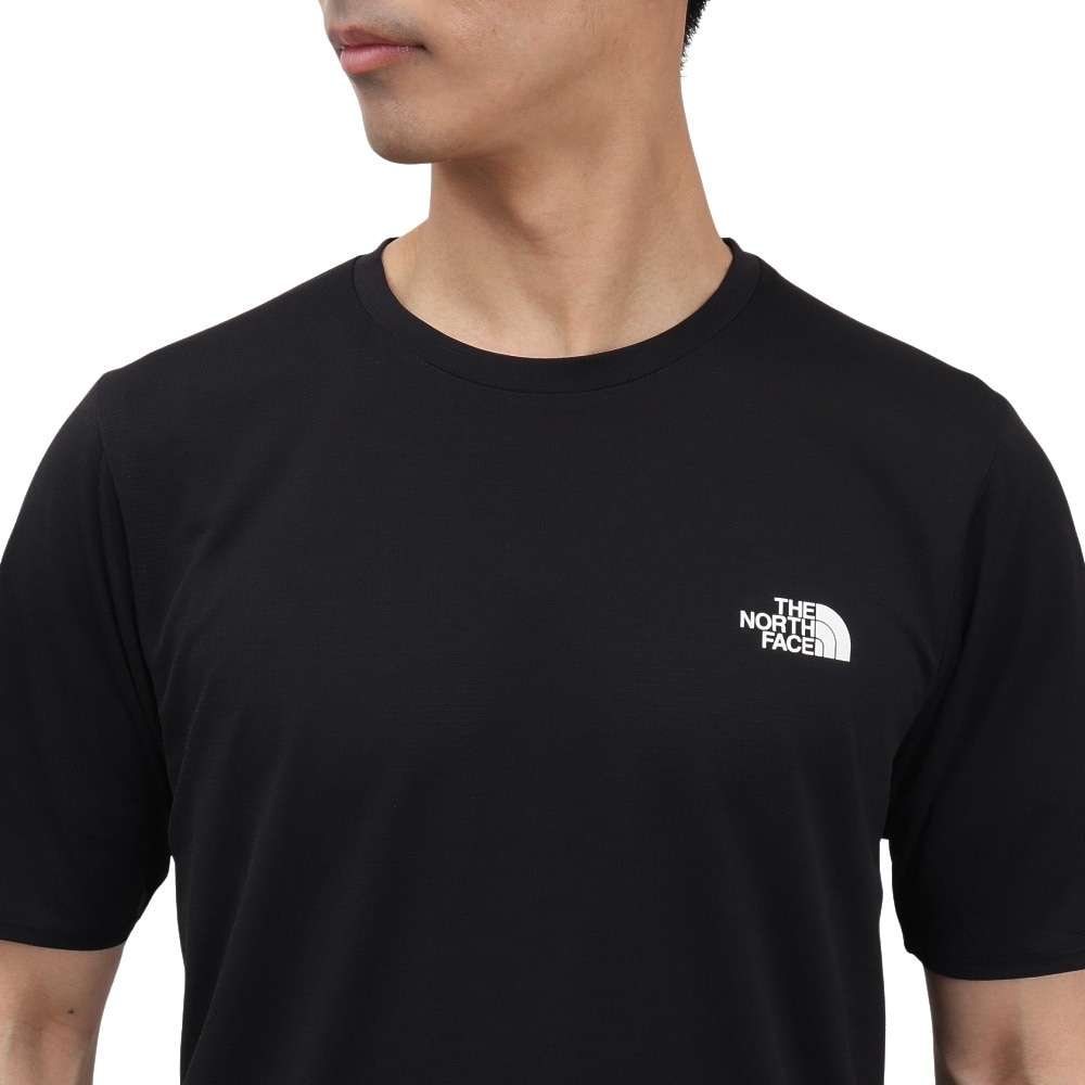 ザ・ノース・フェイス（THE NORTH FACE）（メンズ）半袖Tシャツ GTDメランジクルー NT12595 K