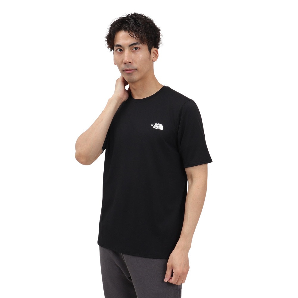 ザ・ノース・フェイス（THE NORTH FACE）（メンズ）半袖Tシャツ GTDメランジクルー NT12595 K