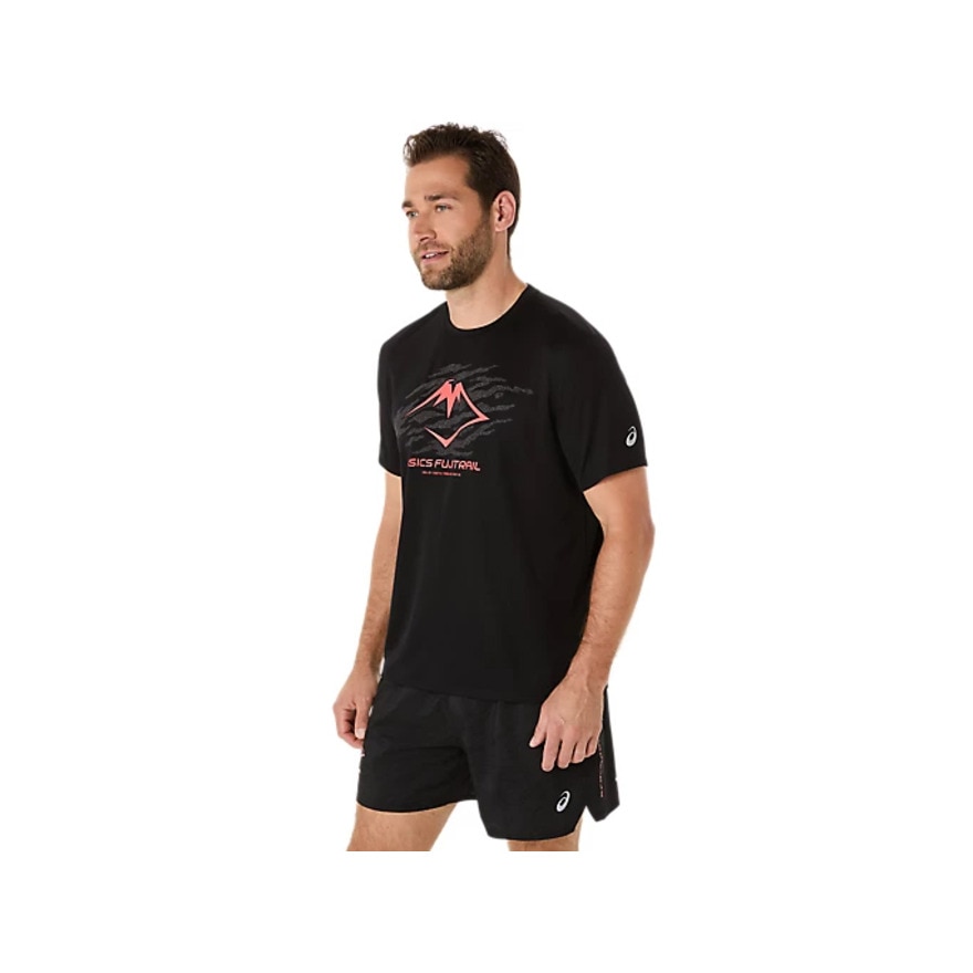 アシックス（ASICS）（メンズ）FUJITRAILロゴ半袖シャツ 2011C981.003