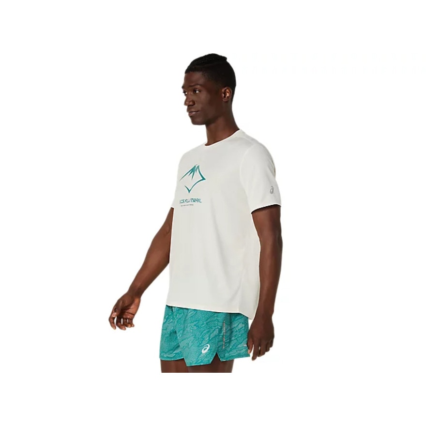 アシックス（ASICS）（メンズ）FUJITRAILロゴ半袖シャツ 2011C981.201