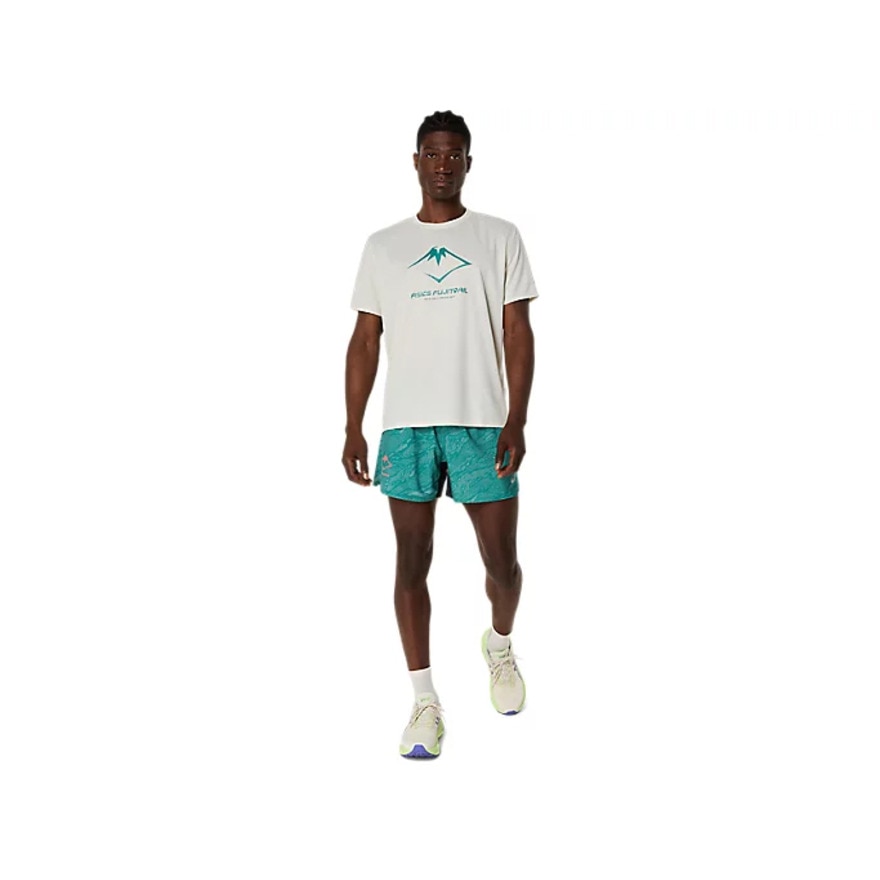 アシックス（ASICS）（メンズ）FUJITRAILロゴ半袖シャツ 2011C981.201