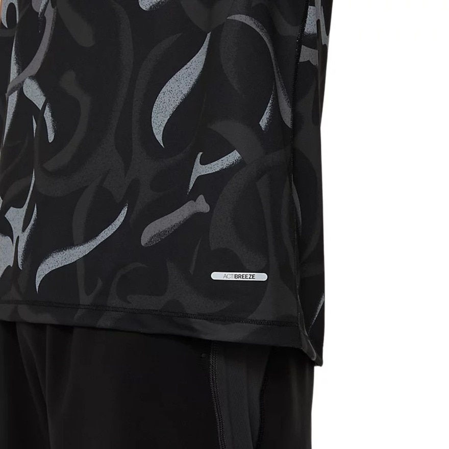 アシックス（ASICS）（メンズ）ROADランニンググラフィック半袖シャツ 2011D092.001