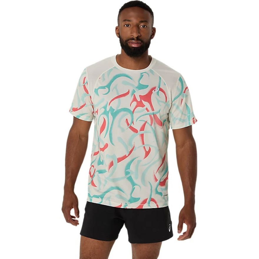 お歳暮 人気 アシックス（ASICS）（メンズ）ROADランニンググラフィック半袖 ウェア