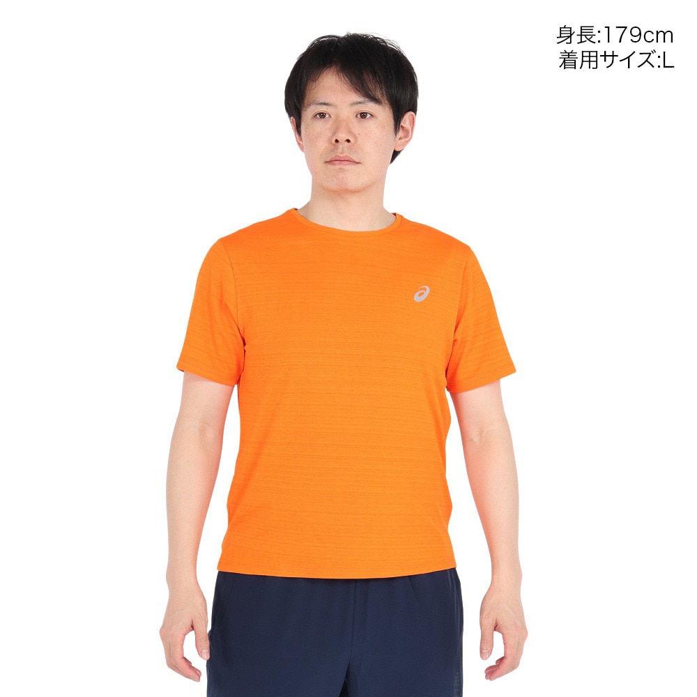 アシックス（ASICS）（メンズ）ランニングワンポイントショートスリーブトップX Tシャツ 2013A361.601