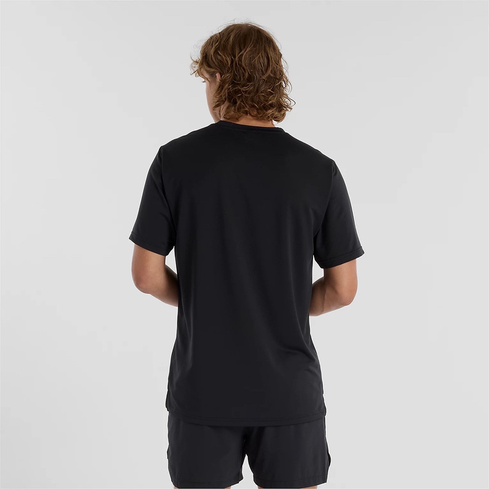 ニューバランス（new balance）（メンズ）スポーツラン 半袖Tシャツ MT51801BK