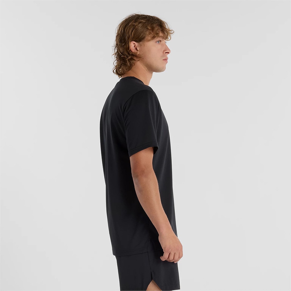ニューバランス（new balance）（メンズ）スポーツラン 半袖Tシャツ MT51801BK