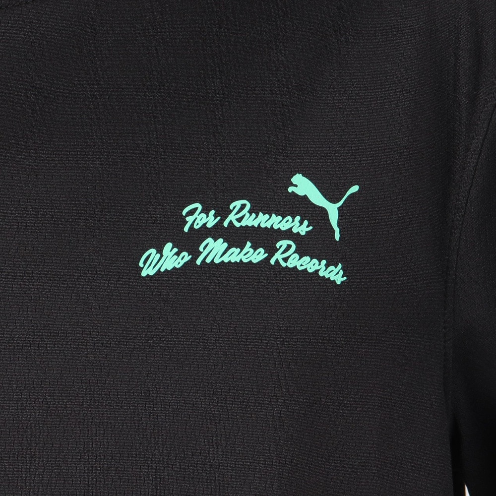 プーマ（PUMA）（メンズ）グラフィック ラン スローガンTシャツ 527226 01 BLK