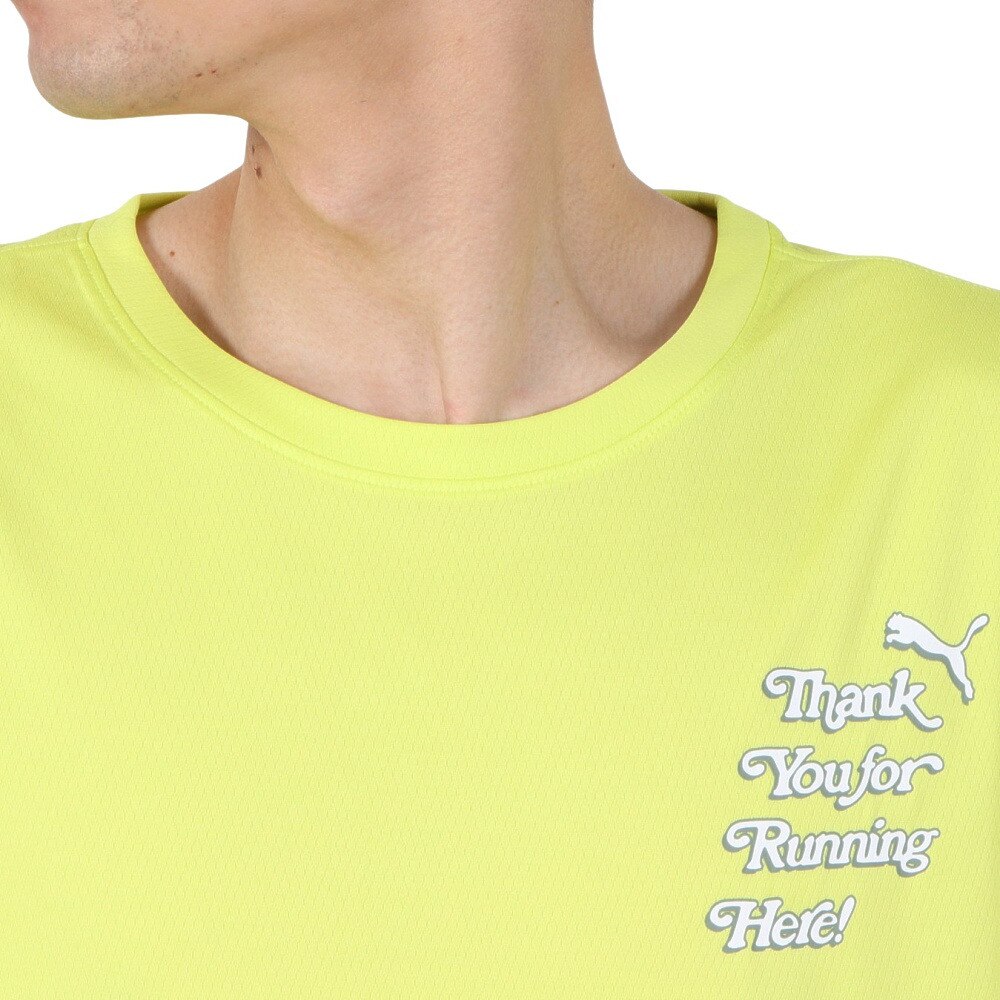 プーマ（PUMA）（メンズ）グラフィック ラン スローガンTシャツ 527226 39 FYEL