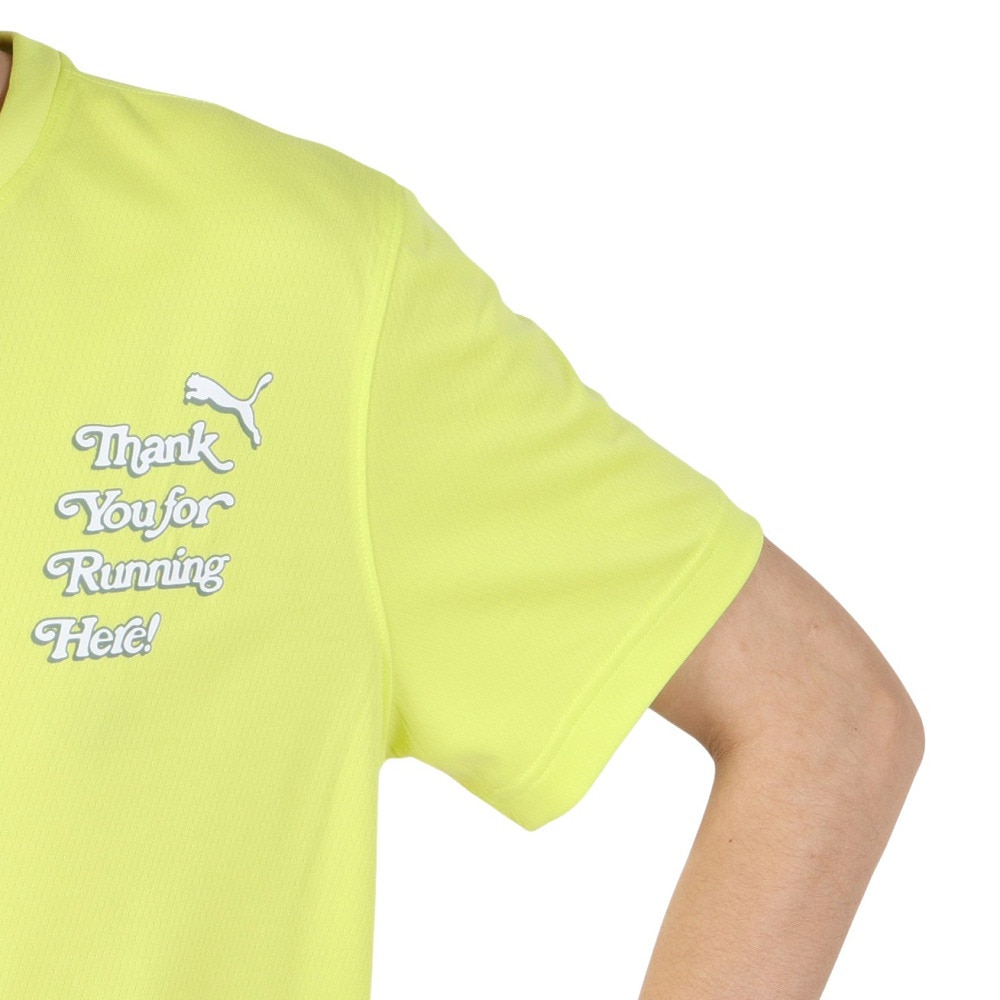 プーマ（PUMA）（メンズ）グラフィック ラン スローガンTシャツ 527226 39 FYEL