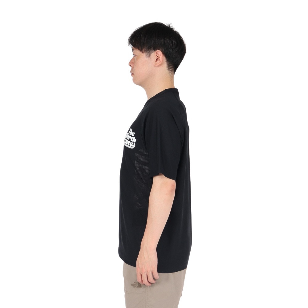 ザ・ノース・フェイス（THE NORTH FACE）（メンズ）ショートスリーブフリーランスパイラルクルー NT12590 K