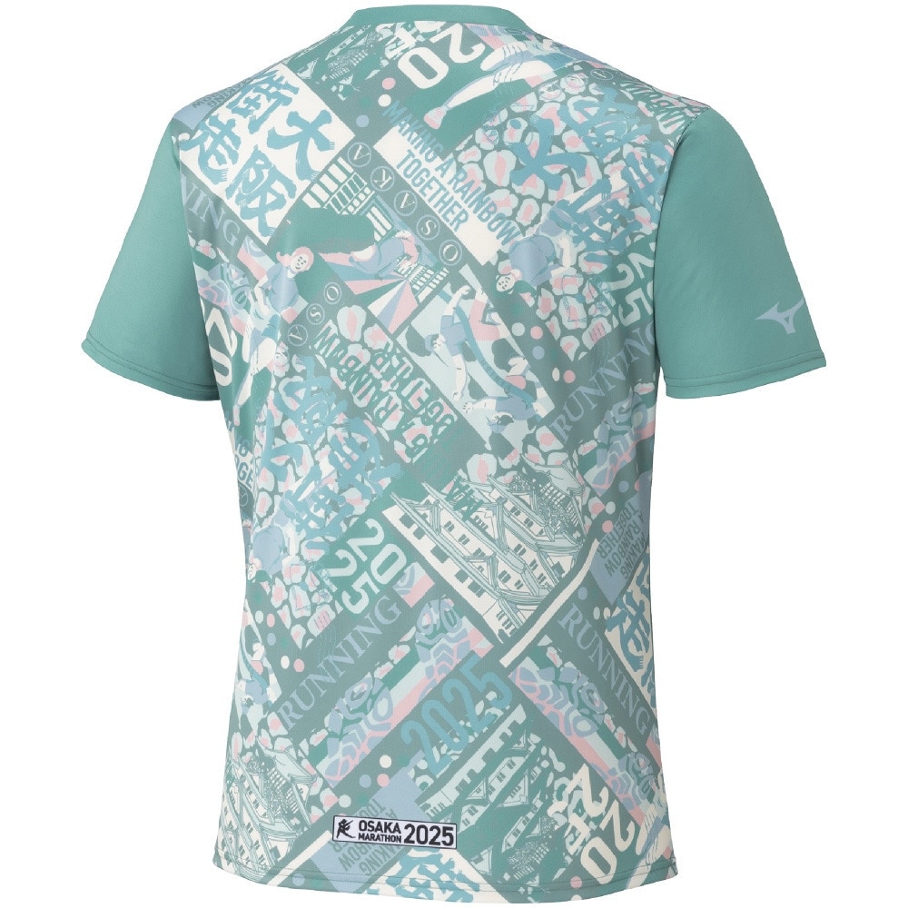 ミズノ（MIZUNO）（メンズ、レディース）大阪マラソン2025 大会記念Tシャツ J2MACY5434