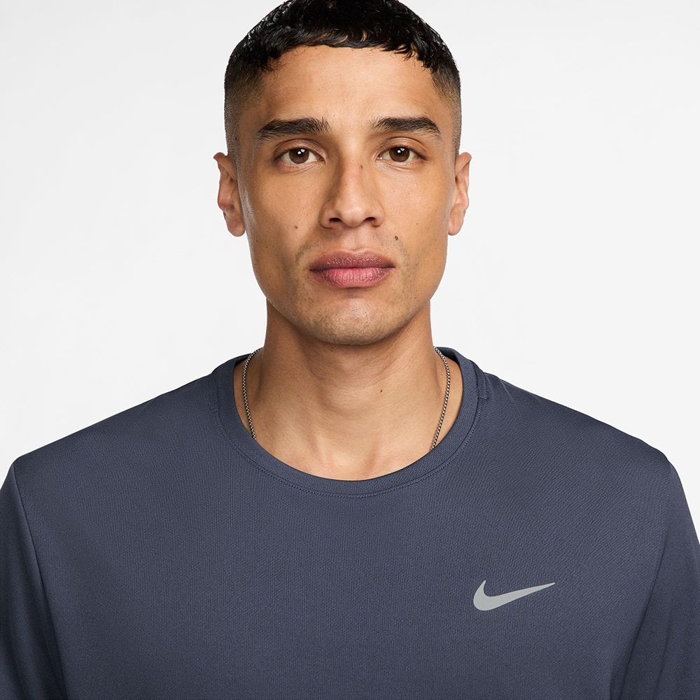 ナイキ（NIKE）（メンズ）ドライフィット UV マイラー ショートスリーブ ランニングトップ DV9316-437