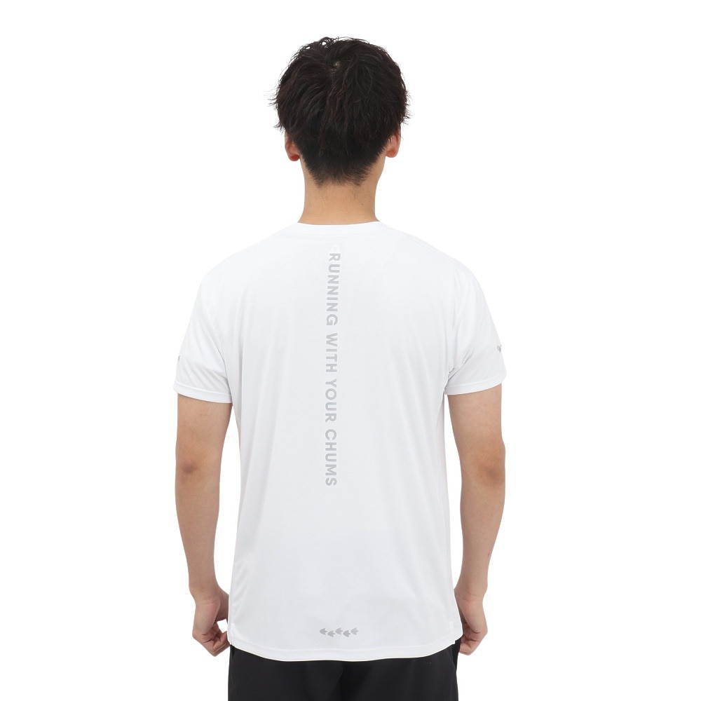 チャムス（CHUMS）（メンズ、レディース）ランニングブービーフェイス 半袖Tシャツ CH01-2494-W001