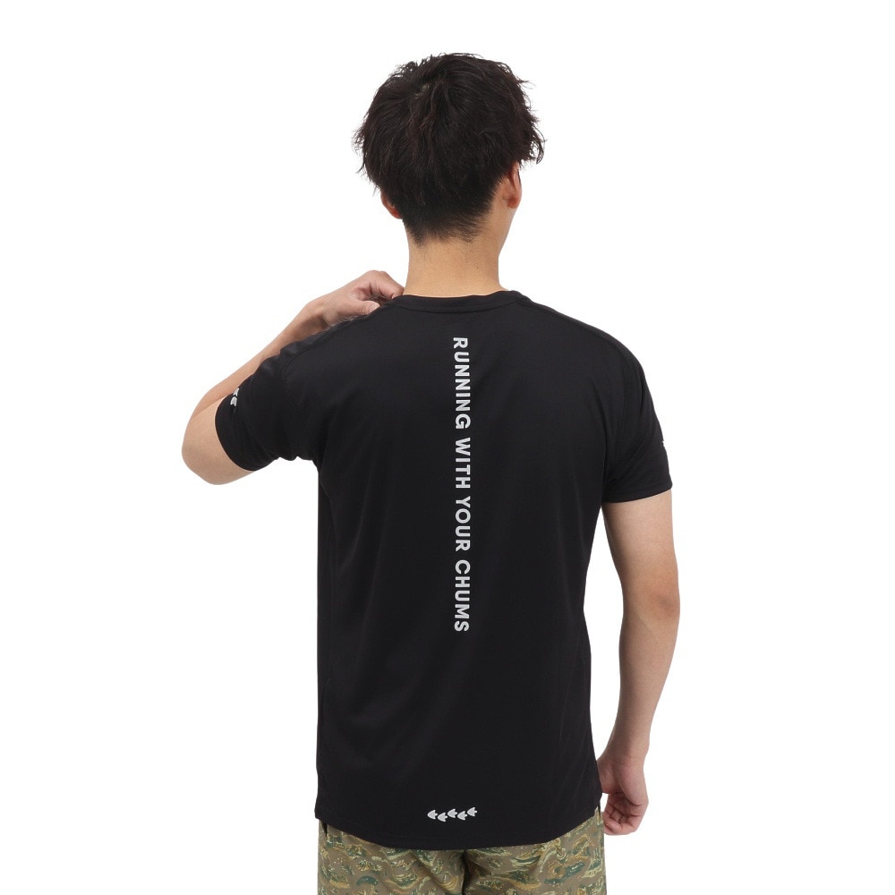 チャムス（CHUMS）（メンズ、レディース）ランニングコスチュームブービー 半袖Tシャツ CH01-2495-K001