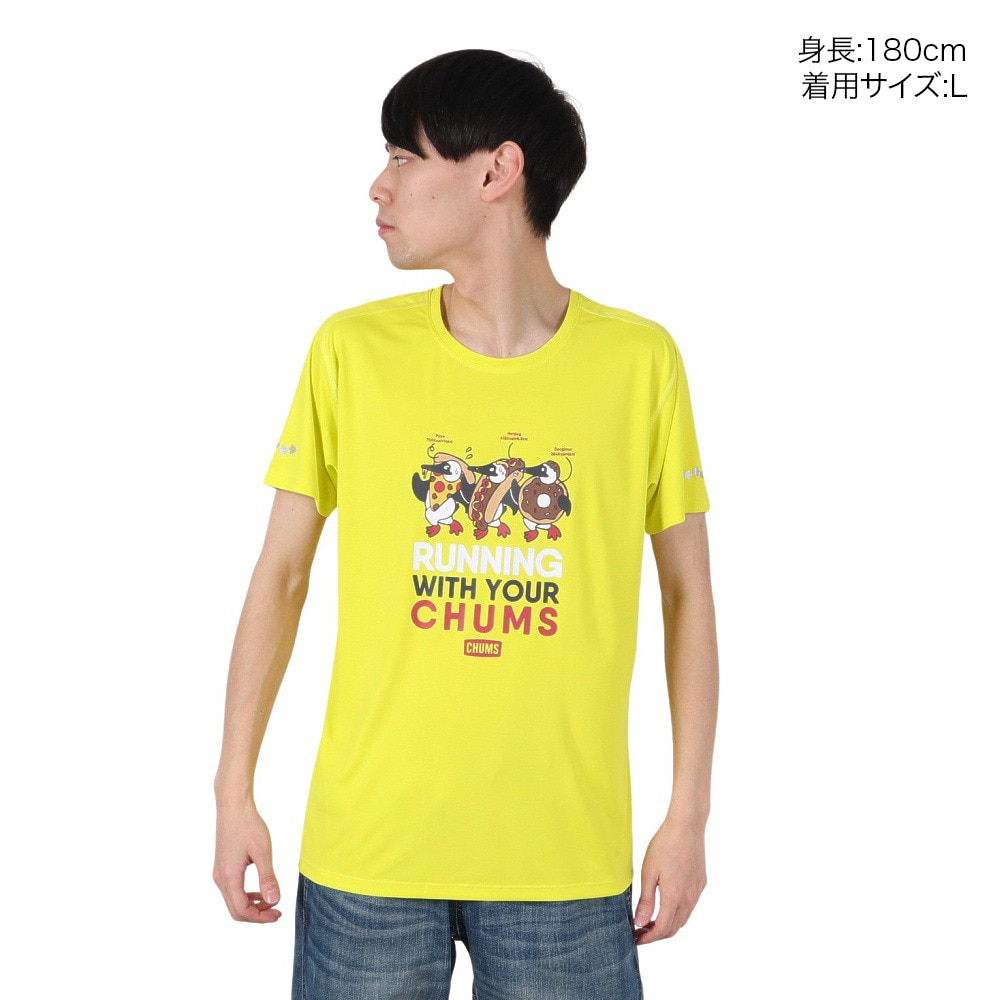 チャムス（CHUMS）（メンズ、レディース）ランニングコスチュームブービー 半袖Tシャツ CH01-2495-M014
