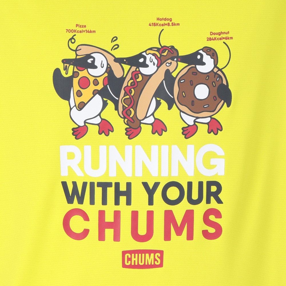 チャムス（CHUMS）（メンズ、レディース）ランニングコスチュームブービー 半袖Tシャツ CH01-2495-M014