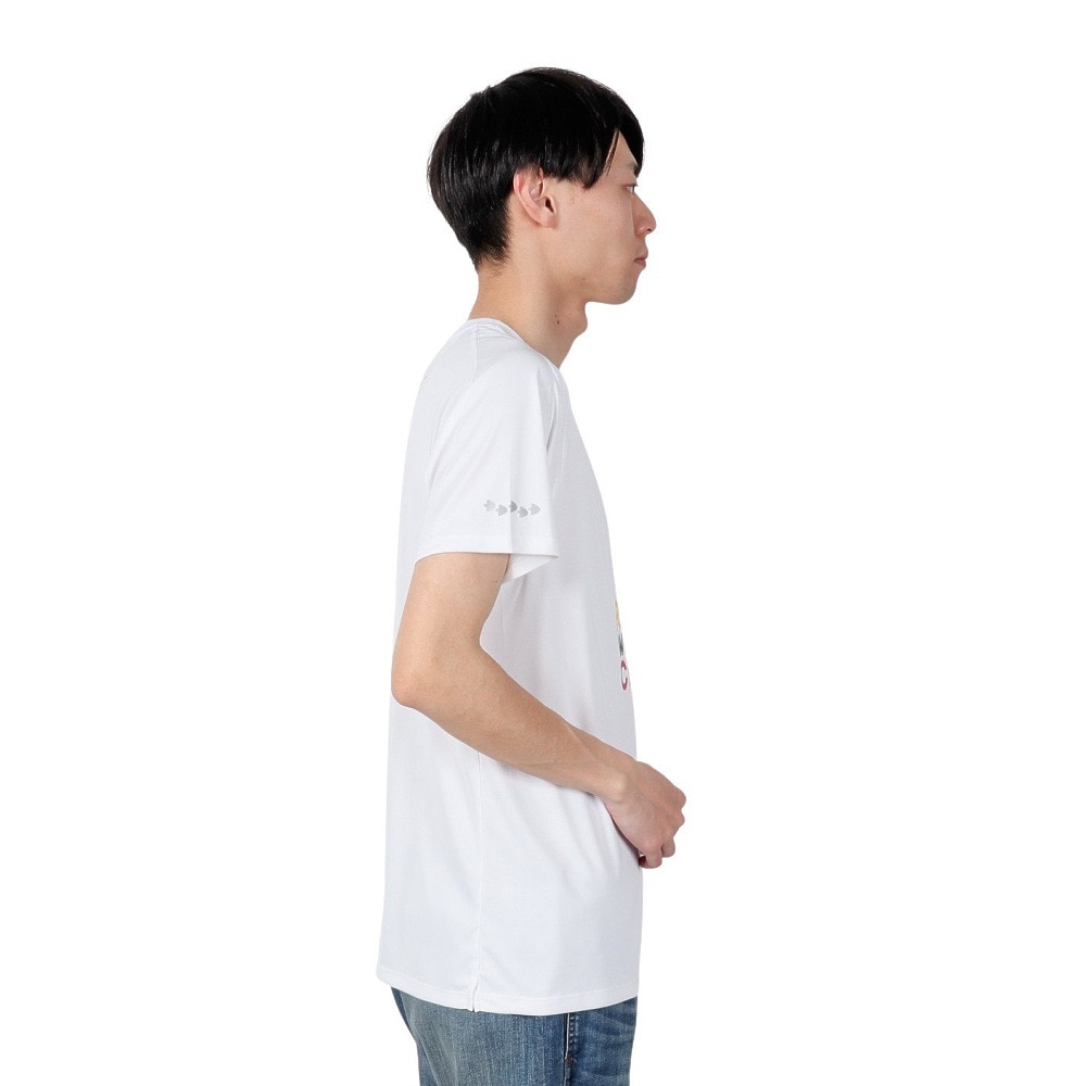 チャムス（CHUMS）（メンズ、レディース）ランニングコスチュームブービー 半袖Tシャツ CH01-2495-W001
