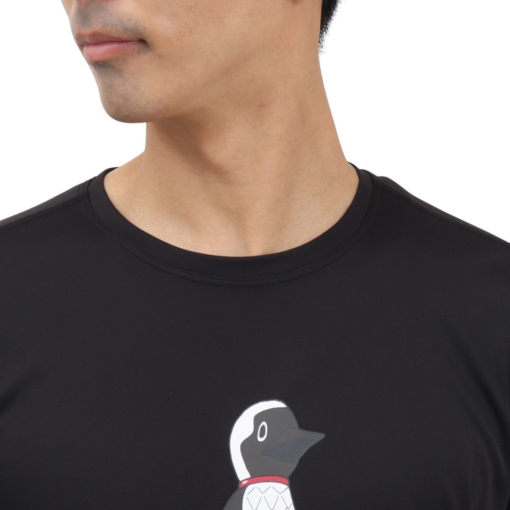 チャムス（CHUMS）（メンズ、レディース）ランニングラブアンドアドヴェンチャームス 半袖Tシャツ CH01-2497-K001