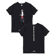 (メンズ、レディース)ランニングラブアンドアドヴェンチャームス 半袖Tシャツ CH01-2497-K001