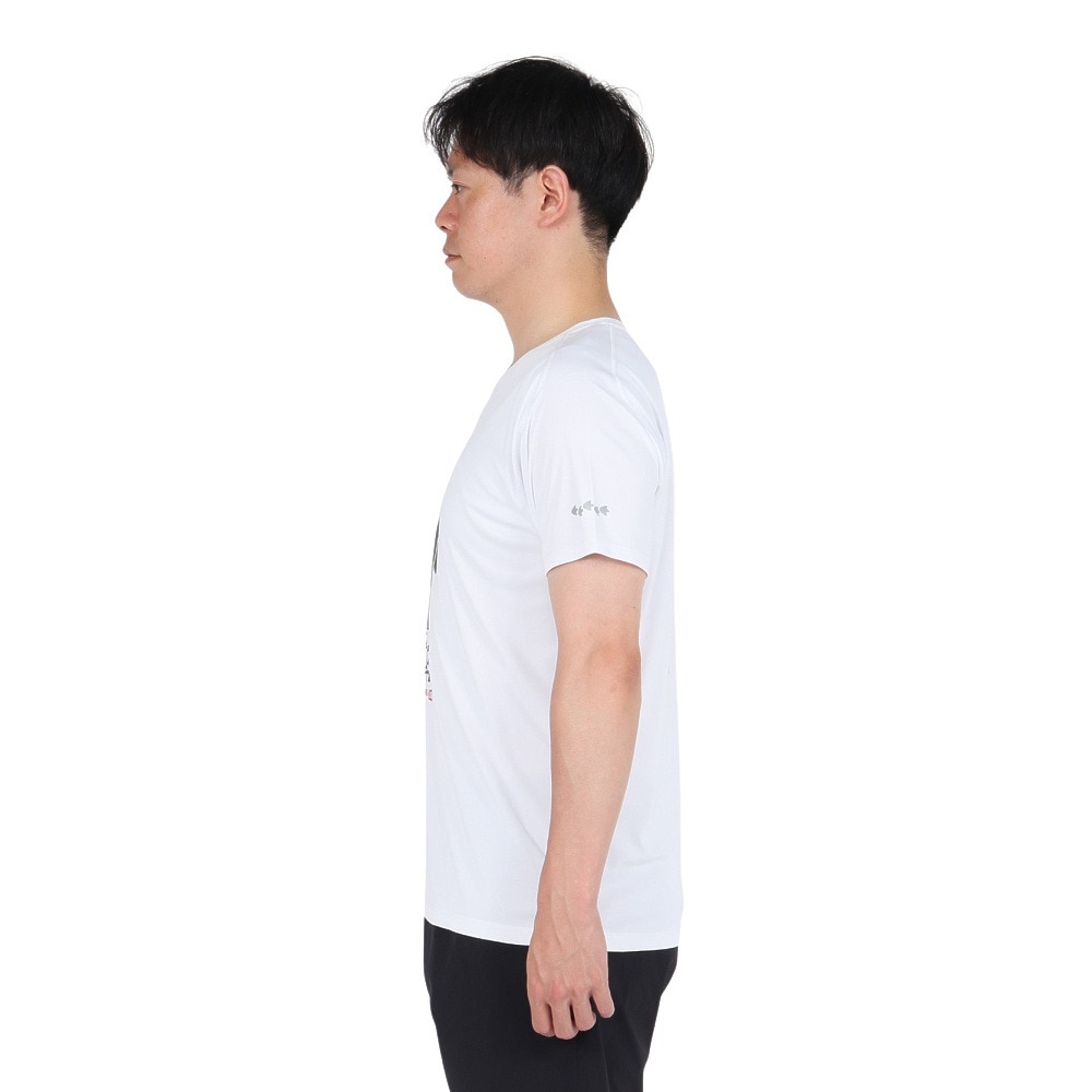 チャムス（CHUMS）（メンズ、レディース）ランニングラブアンドアドヴェンチャームス 半袖Tシャツ CH01-2497-W001