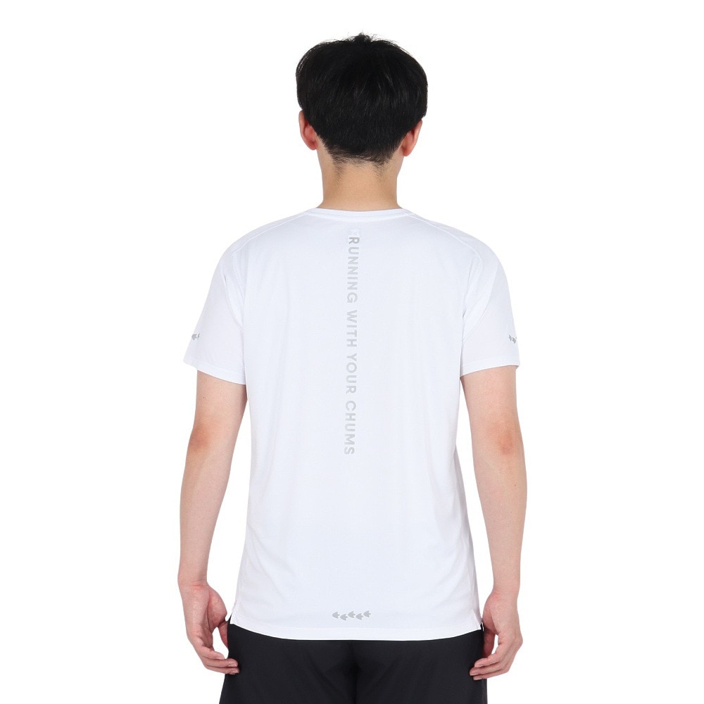 チャムス（CHUMS）（メンズ、レディース）ランニングラブアンドアドヴェンチャームス 半袖Tシャツ CH01-2497-W001