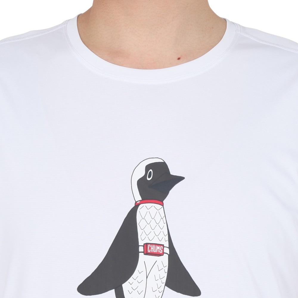 チャムス（CHUMS）（メンズ、レディース）ランニングラブアンドアドヴェンチャームス 半袖Tシャツ CH01-2497-W001