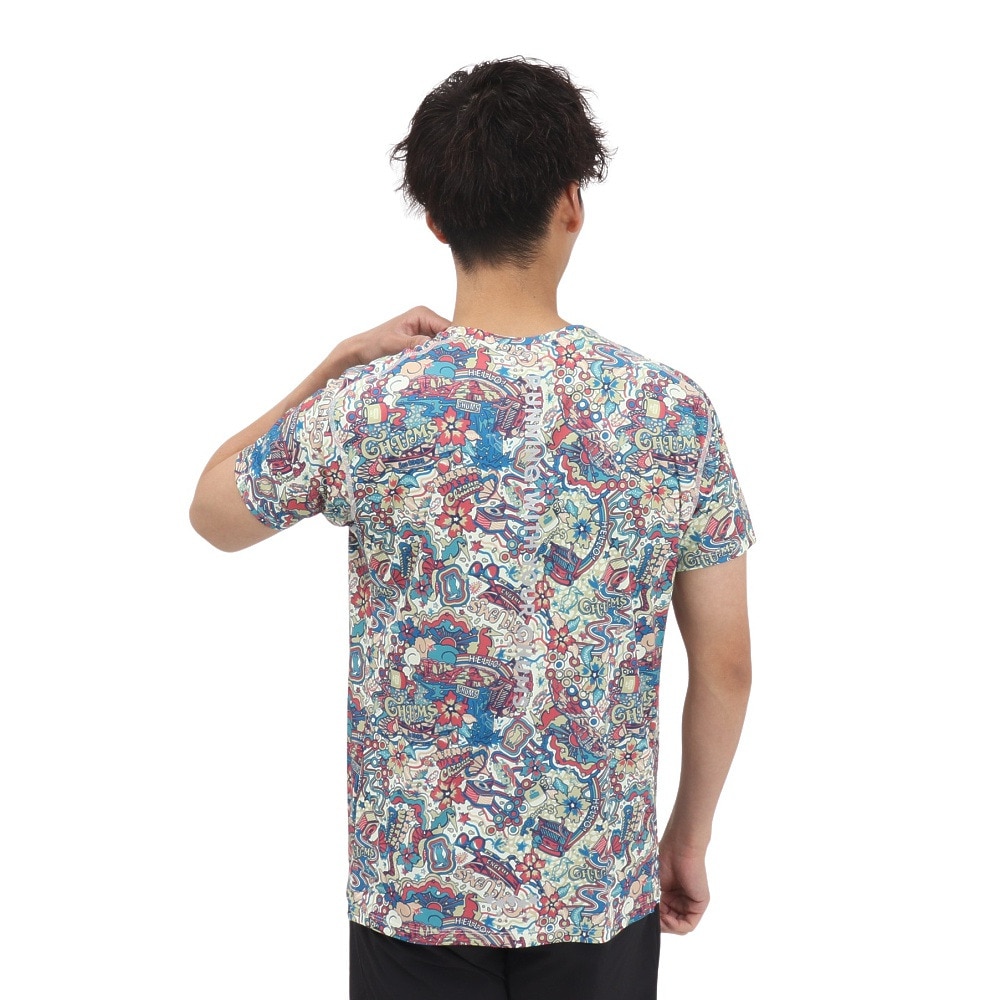 チャムス（CHUMS）（メンズ、レディース）ランニングオールパターン 半袖Tシャツ CH01-2498-Z350
