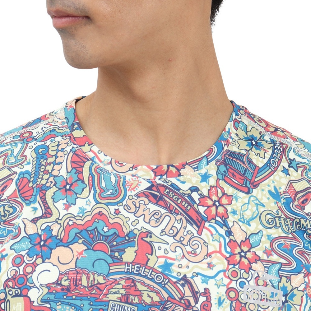 チャムス（CHUMS）（メンズ、レディース）ランニングオールパターン 半袖Tシャツ CH01-2498-Z350
