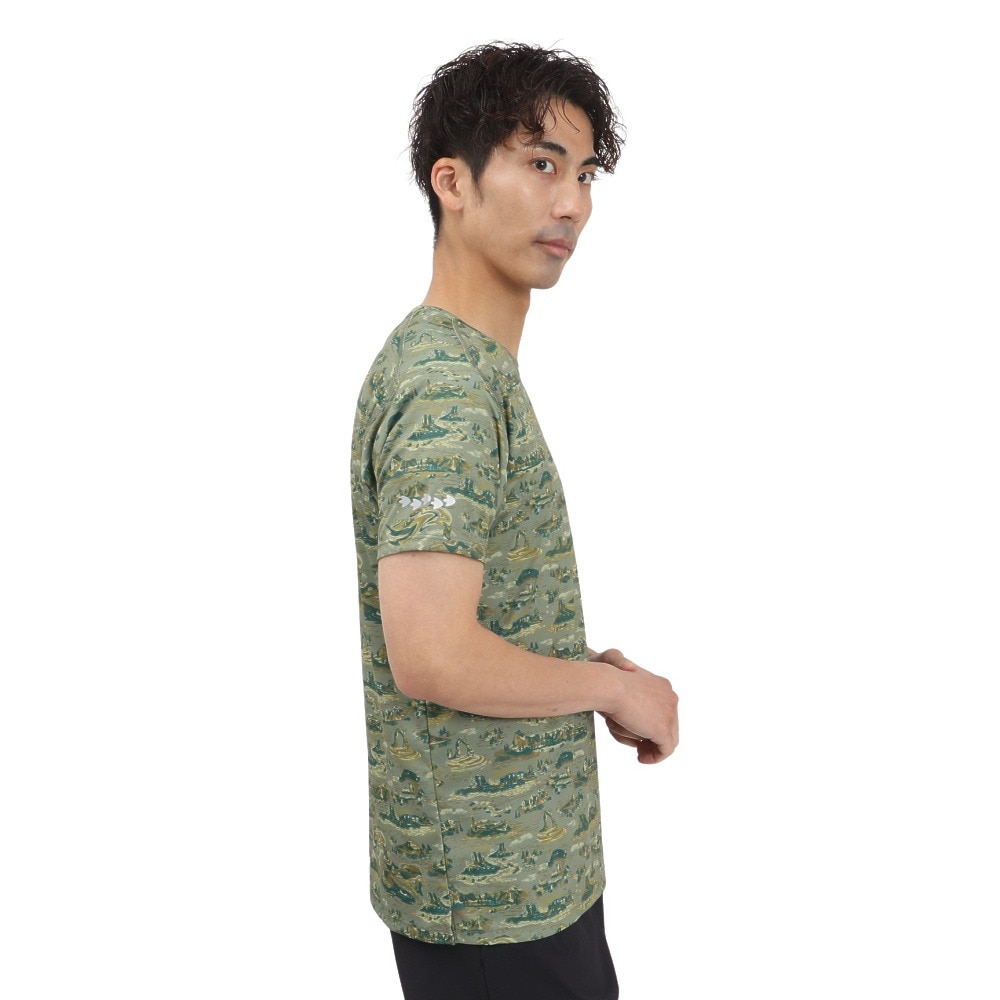 チャムス（CHUMS）（メンズ、レディース）ランニングオールパターン 半袖Tシャツ CH01-2498-Z352