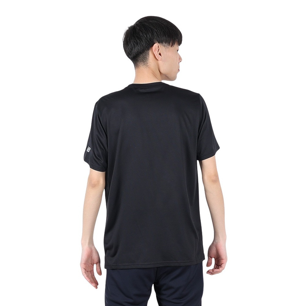 ニューバランス（new balance）（メンズ）スポーツグラフィックTシャツ MT51206BK