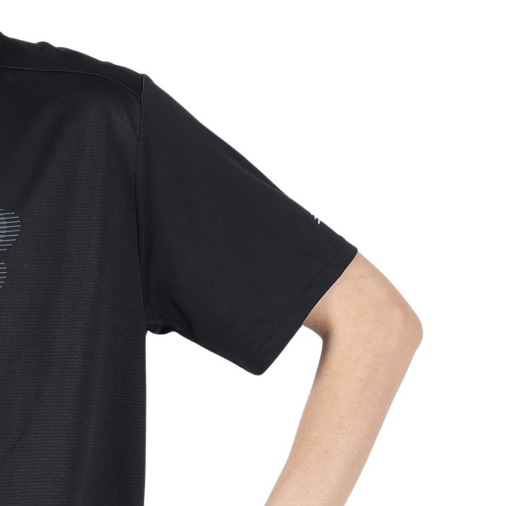 ニューバランス（new balance）（メンズ）スポーツグラフィックTシャツ MT51206BK